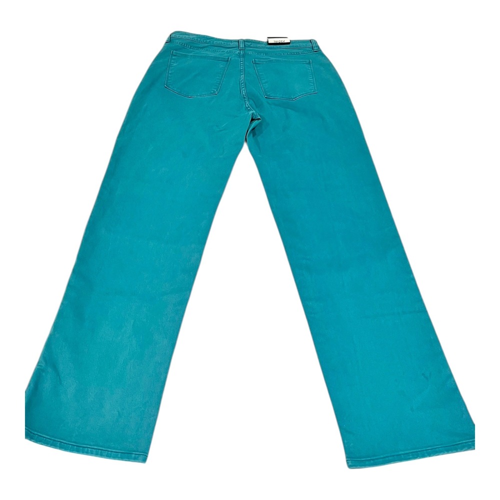 NWT MONFRÈRE Jayden Straight Leg Jeans Turquoise Men's‎ Size 36